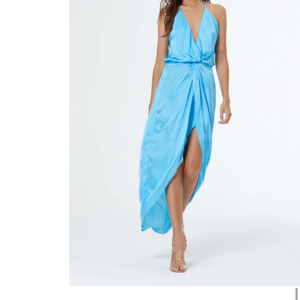 Young Fabulous & Broke Blue Midi Dress
